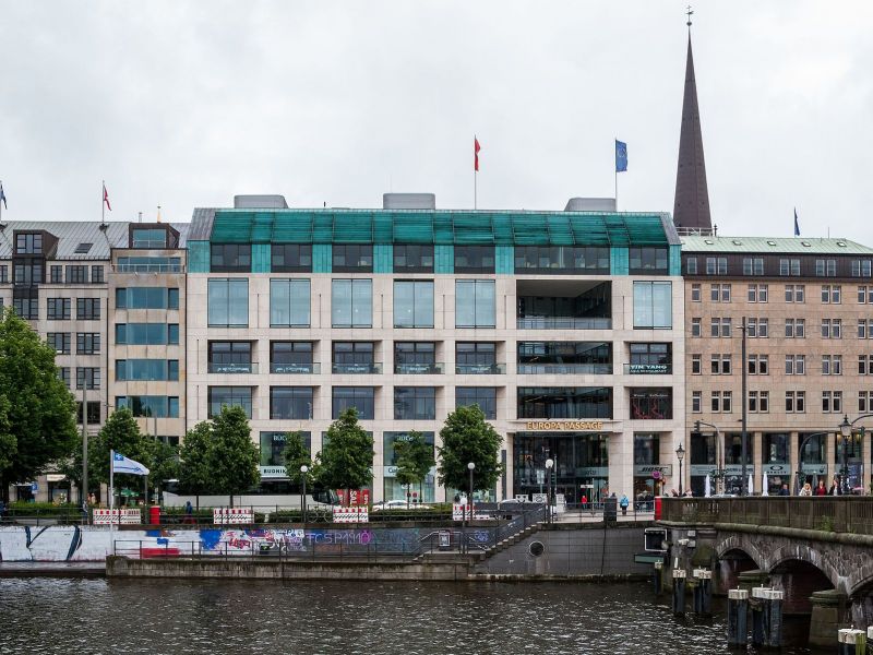 BREEAM Bestandszertifizierung – Nachhaltige Bestandsgebäude - Zertifizierung, Europa Passage, Hamburg